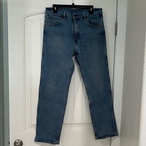 Classic Levi Strauss WorkWear Fit Men's Blue Jeans W34 L30